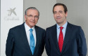 ep isidre faine junto a gonzalo gortazar caixabank