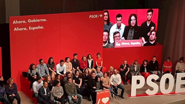 ep la cabeza de lista del psoe en asturias al congreso de los diputados adriana lastra durante un