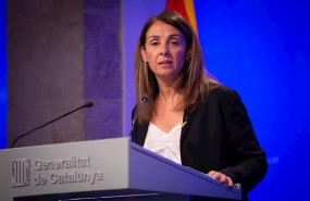 ep la consellera de la presidencia y portavoz del gobierno meritxell budo interviene en rueda de