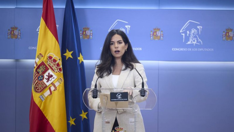 ep la portavoz de vox en el congreso pepa millan durante una rueda de prensa en el congreso de los 20260324131604 ep la portavoz de vox en el congreso pepa millan durante una rueda de prensa en el congreso de los 20260324131604