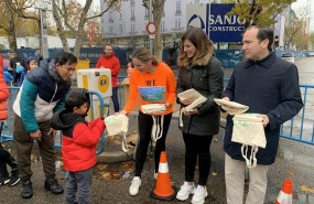 ep madrilenos corren por el clima en un evento deportivo para concienciar sobre el cambio climatico