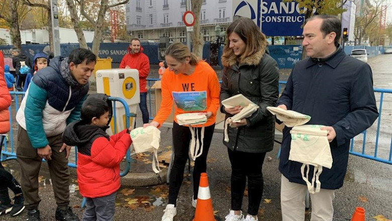 Madrileños corren "por el clima" en un evento deportivo para concienciar sobre el cambio climático y la sostenibilidad. | COMUNIDAD DE MADRID ep madrilenos corren por el clima en un evento deportivo para concienciar sobre el cambio climatico