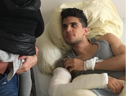 Marc Bartra tras la operación de muñeca | INSTAGRAM ep marc bartrala operacionmuneca
