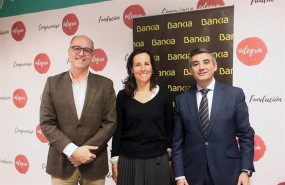 ep pie de foto izda a dcha el director de gestion responsable de bankia david menendez la directora