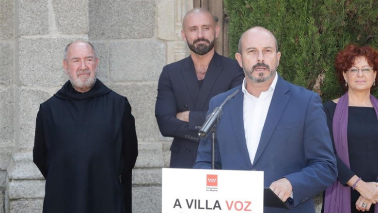 El presidente de la Comunidad de Madrid en funciones, Pedro Rollán, presenta en Rascafría un nuevo ciclo de conciertos de la ORCAM. | COMUNIDAD DE MADRID ep presidentela comunidadmadridfunciones pedro rollan presentarascafrianuevo cicloconciertosla orcam