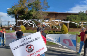ep protesta de trabajadores de petronor