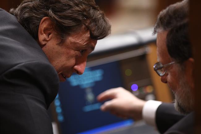 Rafael Hernando y Rajoy en el Congreso | EUROPA PRESS ep rafael hernandorajoycongreso