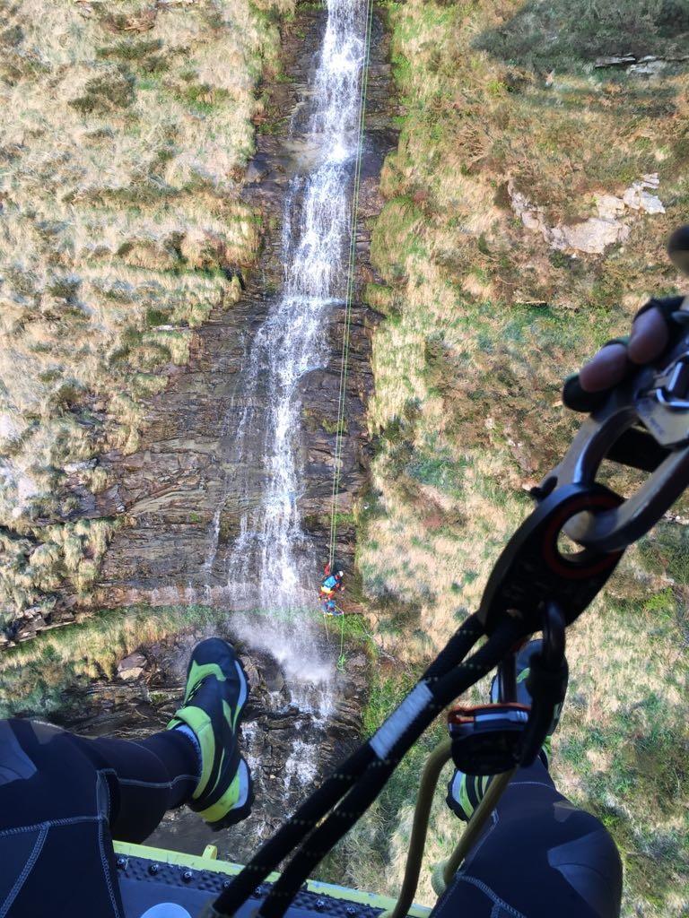 Rescate en el río Yera, en Vega de Pas | 112 ep rescaterio yera en vegapas