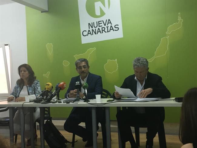 Rueda de prensa de Nueva Canarias | EUROPA PRESS ep ruedaprensanueva canarias