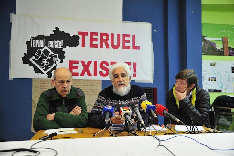 ep teruel existe podria llevar sus reivindicaciones a zaragoza