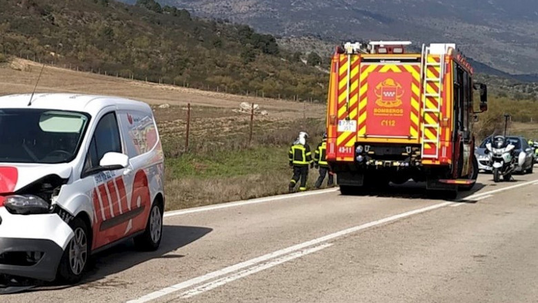 Un motorista muere en la M-521, a la altura de Fresnadillas de la Oliva. | EMERGENCIAS 112-COMUNIDAD ep un motorista muere en la m-521 a la altura de fresnadillas de la oliva