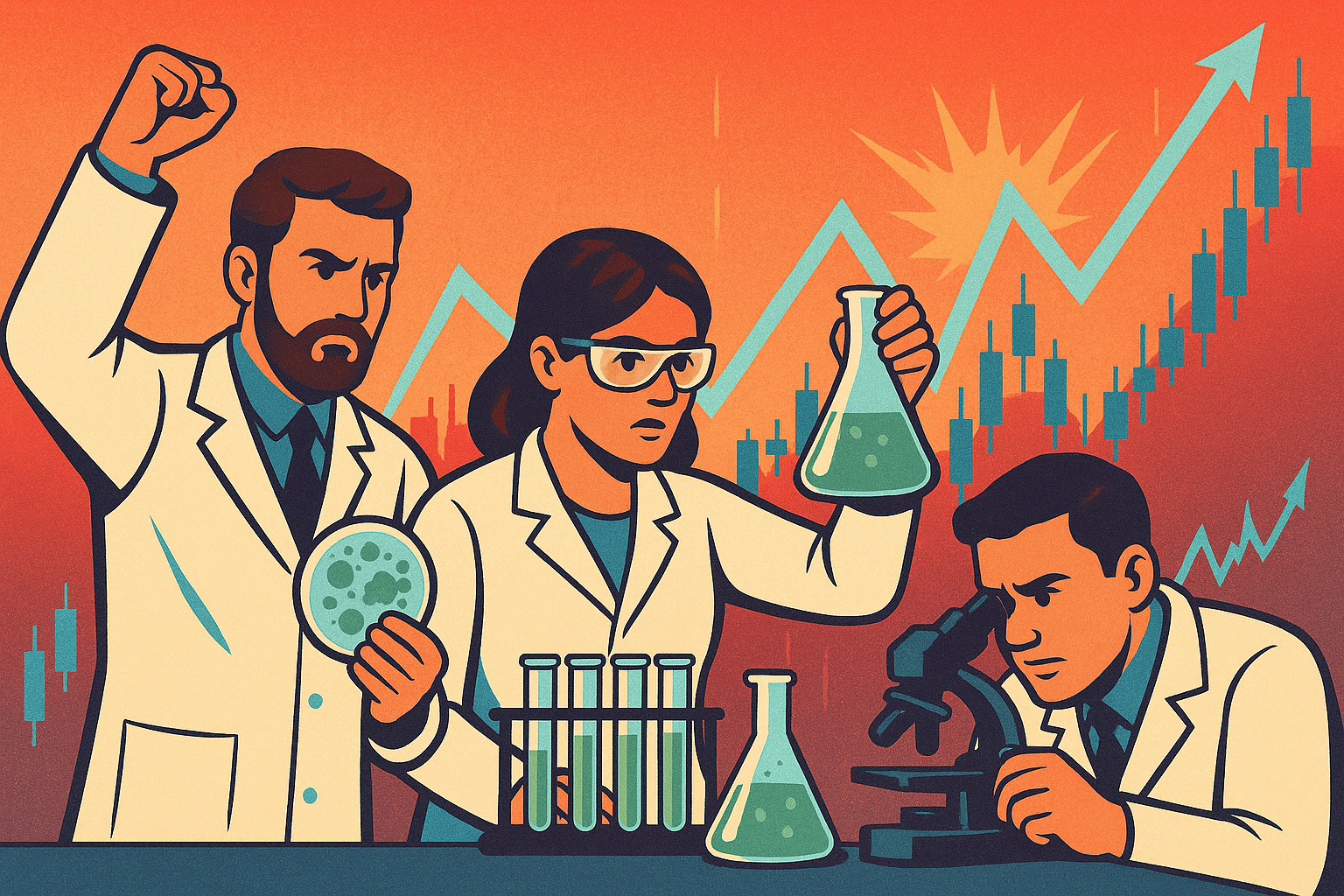 Tres apuestas biotecnológicas con ganas de revancha y potencial explosivo