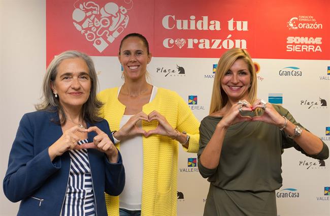 Amaya Valdemoro en un acto de la Fundación Española del Corazón | SONAE SIERRA ep amaya valdemoroun actola fundacion espanolacorazon