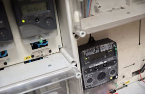 ep archivo   contadores electricos de un edificio a 1 de abril de 2022 en madrid espana el