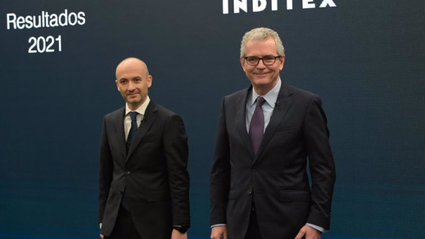 ep archivo   el presidente de inditex pablo isla d y el consejero delegado oscar garcia maceiras i