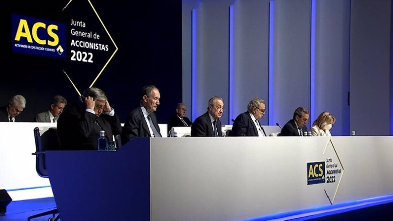 Archivo - Junta general de accionistas de ACS de 2022 | EUROPA PRESS - Archivo ep archivo junta general de accionistas de acs de 2022 20220715103703