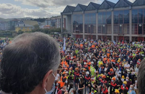 ep concentracion de los trabajadores de alcoa en xove lugo