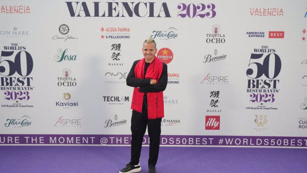 ep el chef dabiz munoz en la gala de los 50 mejores restaurantes del mundo en valncia