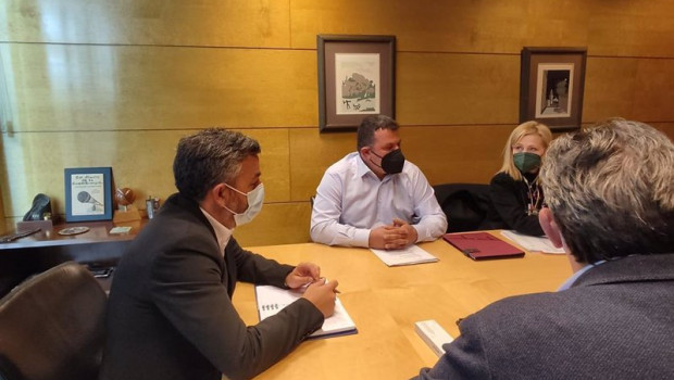 ep el consejero de medio rural y cohesion territorial alejandro calvo se reune con el presidente de
