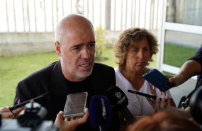 ep el secretario general de ccoo unai sordo llega a la capilla ardiente del sindicalista gallego