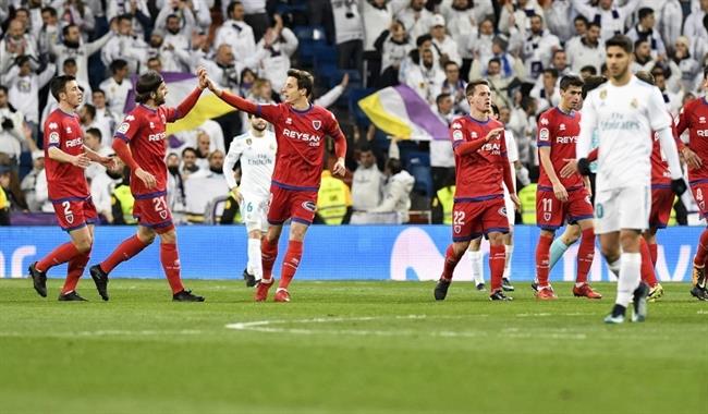 Guillermo celebra un gol con el Numancia en el Santiago Bernabéu | LALIGA ep guillermo celebragolnumanciasantiago bernabeu