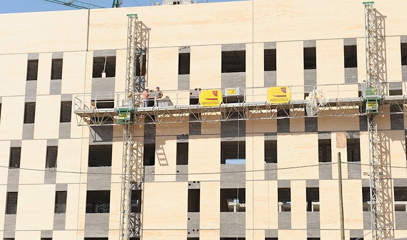 ep imagen de archivo de trabajo en un edificio destinado a viviendas