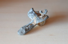ep imagen del amuleto romano en forma de falo alado que dataria del siglo i dc hallado en la bahia