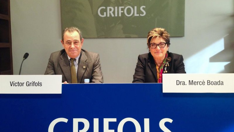 ep la directora medica de la fundacion ace merc boada y el presidente de grifols victor grifols ep la directora medica de la fundacion ace merc boada y el presidente de grifols victor grifols