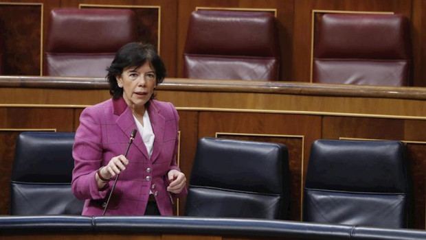 ep la ministra de educacion isabel celaa durante el pleno del congreso