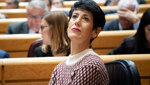 ep la ministra de inclusion seguridad social y migraciones elma saiz durante una sesion plenaria del