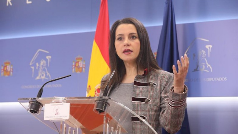 ep la presidenta y portavoz de ciudadanos en el congreso de los diputados ines arrimadas en rueda de