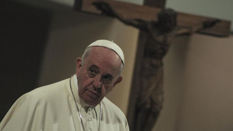 El Papa lava los pies a doce detenidos | Simon Kremer/dpa - Archivo ep papa lavapiesdoce detenidos