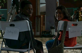 ep paulina y destiny los dos protagonistas del cortometraje refugio de cear dirigido por juan
