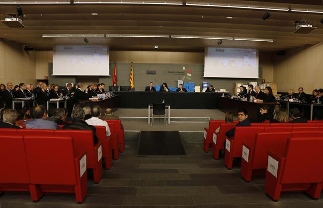 Plano general de la sala donde se celebra el juicio del caso Palau | POOL ep plano generalla salase celebrajuiciocaso palau