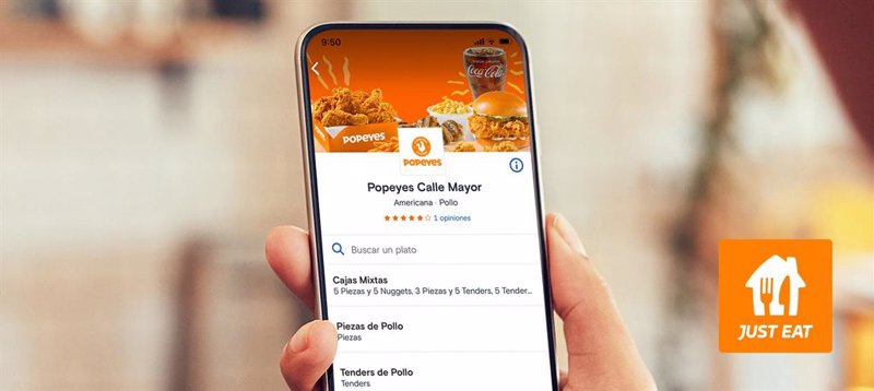 ep popeyes se alia con just eat para el servicio a domicilio ep popeyes se alia con just eat para el servicio a domicilio