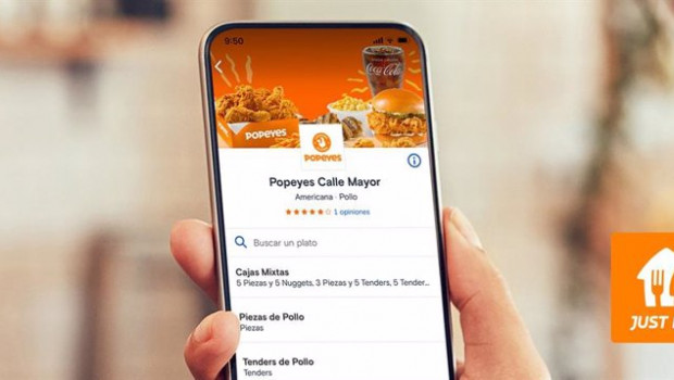 ep popeyes se alia con just eat para el servicio a domicilio