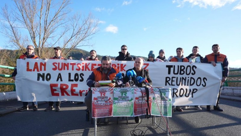 ep rueda de prensa del comite de empresa de tubos reunidos en amurrio