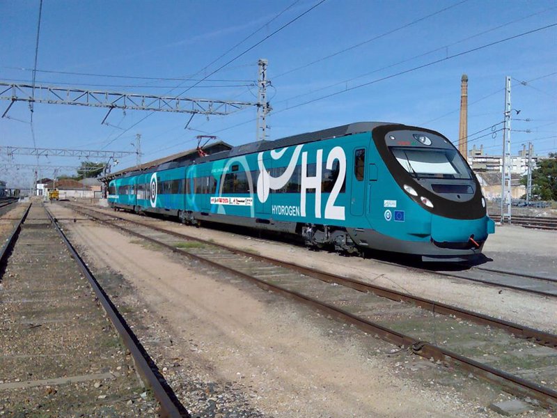 CAF comienza las pruebas del tren de hidrógeno en su planta de Zaragoza