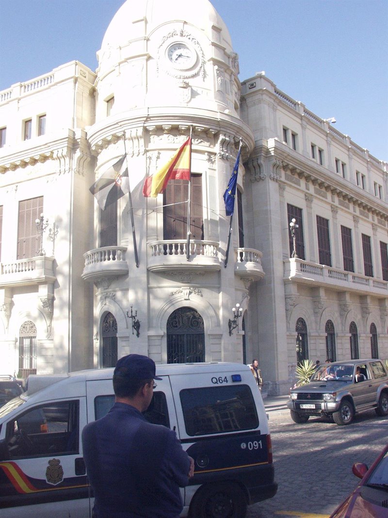 ep vista exterior de dia del palacio de la asamblea de ceuta en una imagen de archivo
