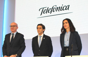 ángel vilá, josé maría álvarez pallete y lausa abasolo (telefónica resultados) ángel vilá, josé maría álvarez pallete y lausa abasolo (telefónica resultados)