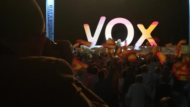 ep acto de vox en vistalegre madrid en 2018