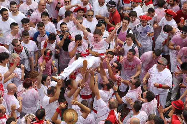 DAVID DOMENCH/EUROPA PRESS ep ambientechupinazosanfermines 2018