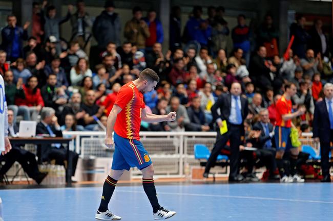 ep andresito celebragolla seleccion espanolafutbol sala
