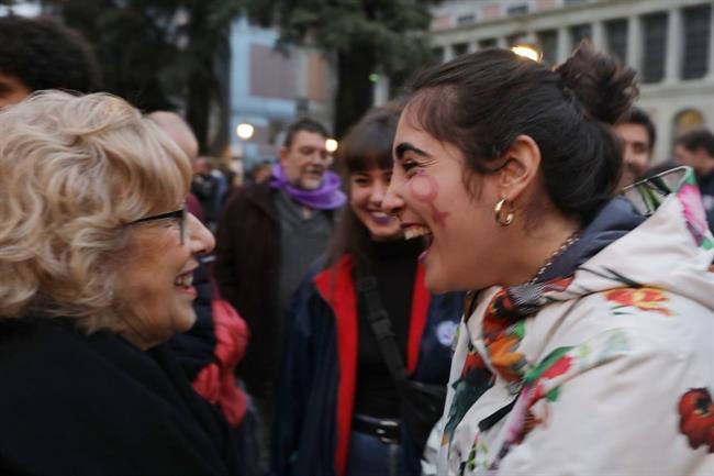 Carmena durante el 8M | AYUNTAMIENTO DE MADRID ep carmena durante8m