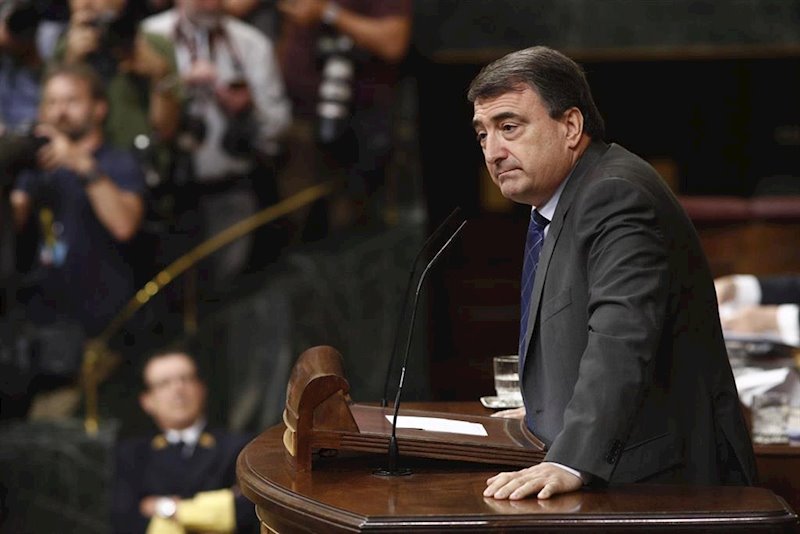 ep el portavoz del pnv en el congreso de los diputados aitor esteban en la tribuna del congreso