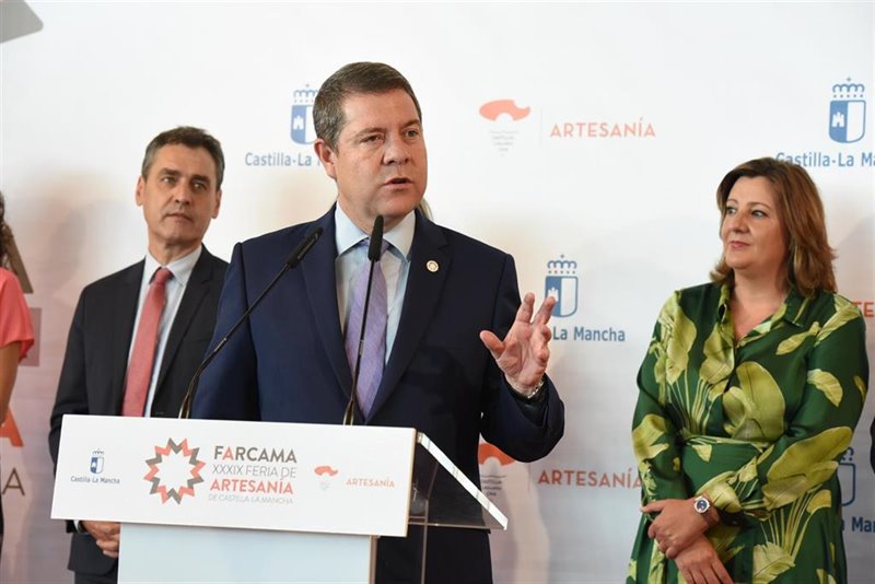 ep el presidente de c-lm emiliano garcia-page en farcama