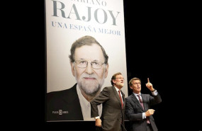 ep el presidente de la xunta de galicia alberto nunez feijoo y el expresidente rajoy en la