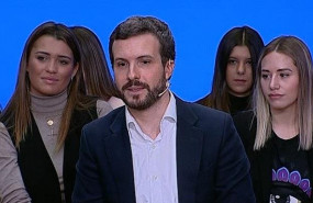 ep el presidente del pp pablo casado clausura una jornada del ciclo organizado por esta formacion