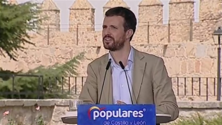 PP/YOUTUBE ep el presidente del pp pablo casado en la apertura del curso politico en avila