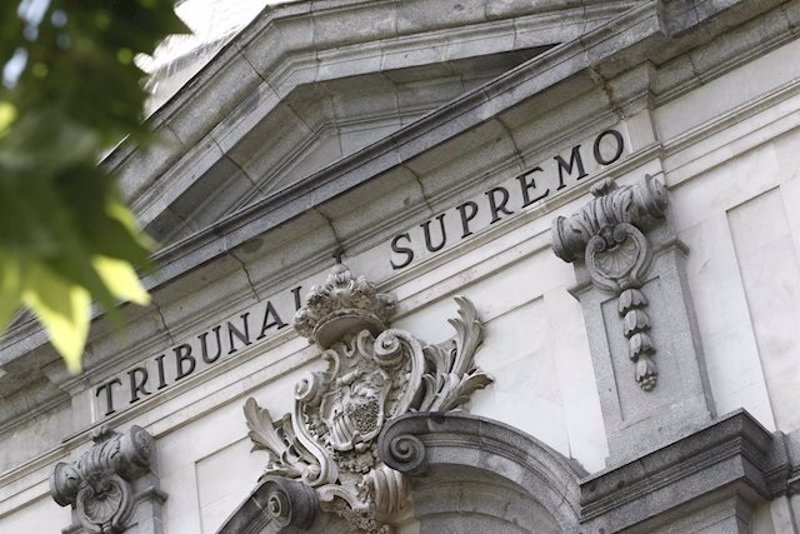 ep fachada de la sede del tribunal supremo